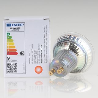 LEDVANCE GU10 PAR16 LED Leuchtmittel 7.9W=(51W) 2700K 650 lm 120 dimmbar Reflektor-Lampe