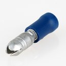 100 x Kabelschuh 5mm Rundstecker blau isoliert fr...