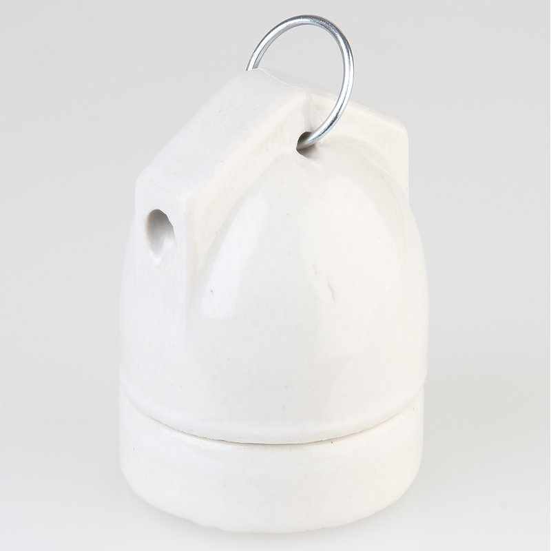 E27 Porzellan, Keramik Lampen-Fassung, Lampenfassung dreiteilig, mit , 7,95  €