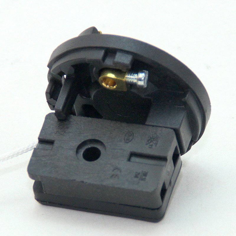 E27 Lampenfassung Kunststoff schwarz mit Zugschalter und Außengewinde